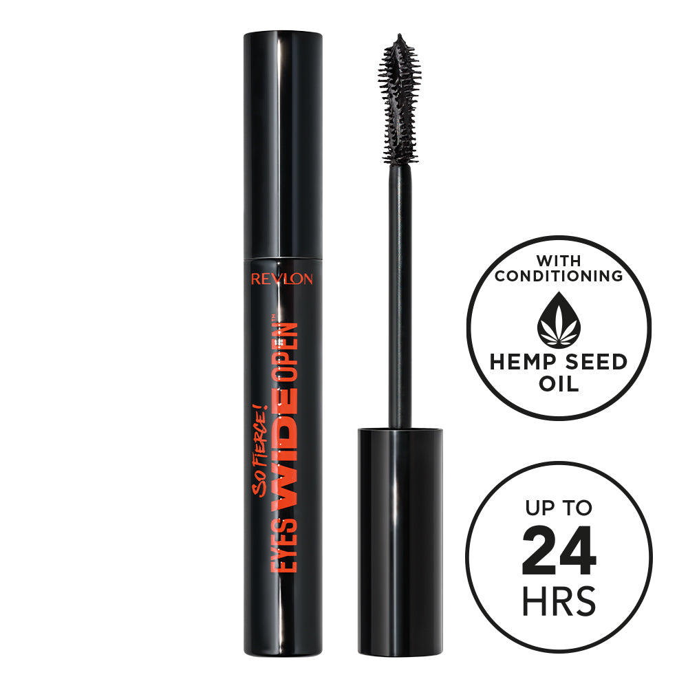 So Fierce! Eyes Wide Open Mascara – maskara për qerpikë të ngritur, volum maksimal, rezistente ndaj njollave dhe transferimeve / So Fierce! Eyes Wide Open mascara for lifted lashes, maximum volume, smudge- and transfer-resistant