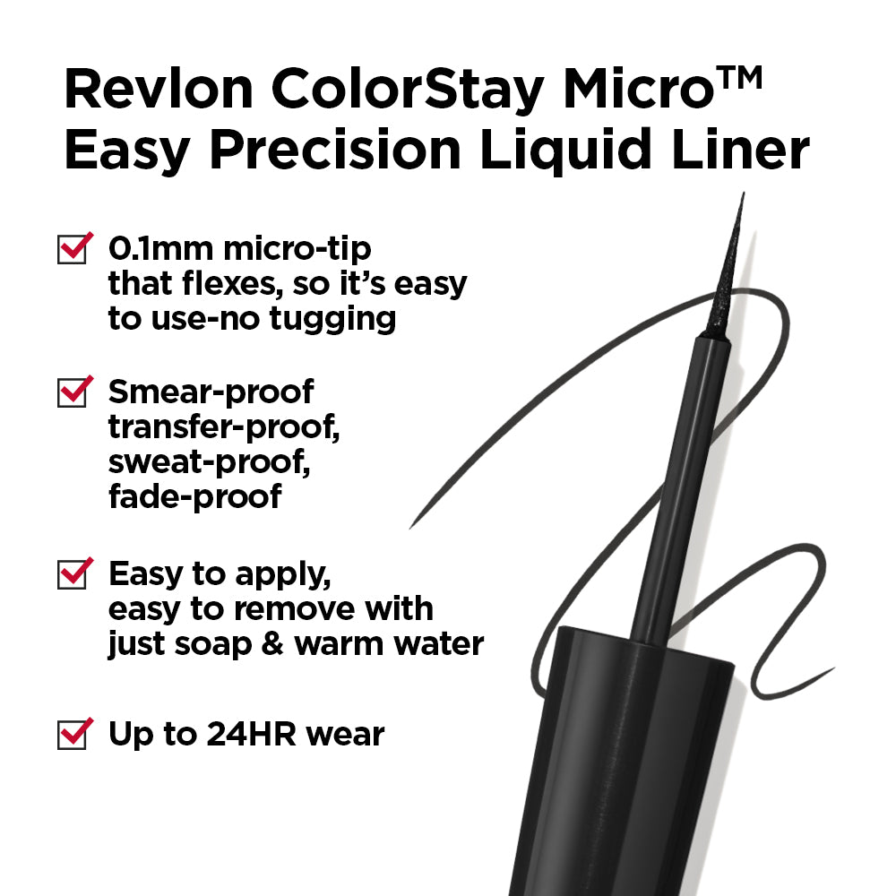 ColorStay Micro™ Easy Precision Liquid Liner – mikro-precise, long-lasting eyeliner, smudge-proof