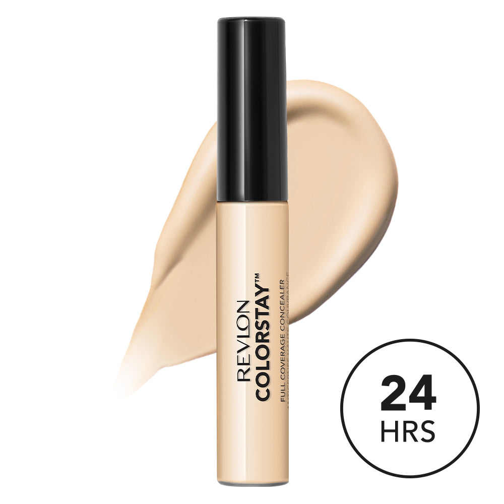 Revlon ColorStay Full Coverage Concealer, full coverage liquid concealer, longwear up to 24 hours, transfer-proof, hides dark circles and skin imperfections, high-performance pigment