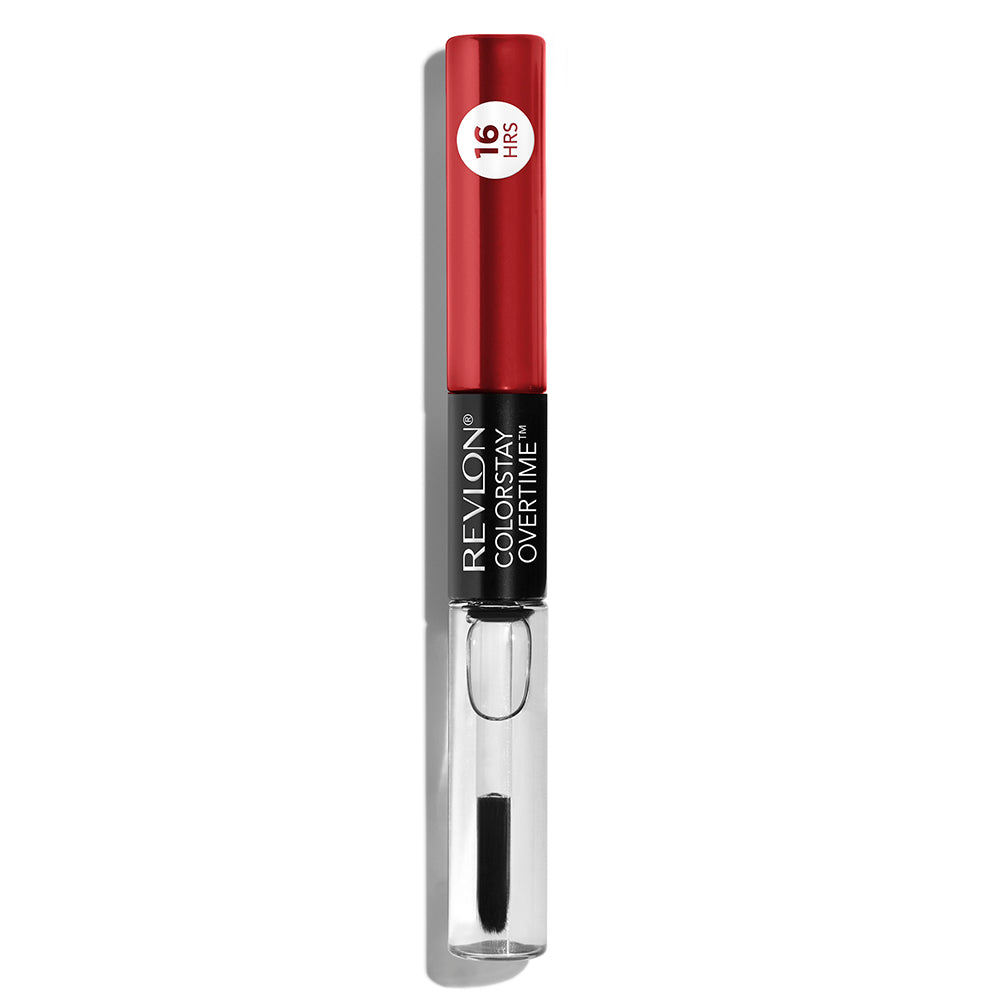 Revlon ColorStay Overtime Lipcolor, kiss-proof, transfer-resistant, 16-hour wear, hydrating with Vitamin E, available in multiple shades | Revlon ColorStay Overtime Lipcolor, rezistent ndaj puthjes dhe transferimit, qëndron deri në 16 orë, hidratues me Vitaminë E, i disponueshëm në shumë nuanca