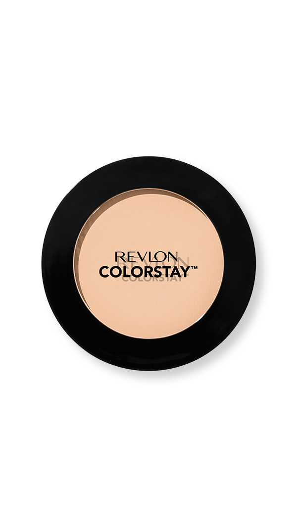 Revlon ColorStay Pressed Powder, oil-free pressed powder, mattifying and lightweight, medium coverage, sets makeup, longwear, smooth natural finish, available in 3 shades with applicator | Pudër kompakte Revlon ColorStay, pa vaj, matifikon dhe e lehtë, mbulim mesatar, vendos make up-in, qëndron gjatë, përfundim natyral dhe i lëmuar, 3 nuanca me aplikator