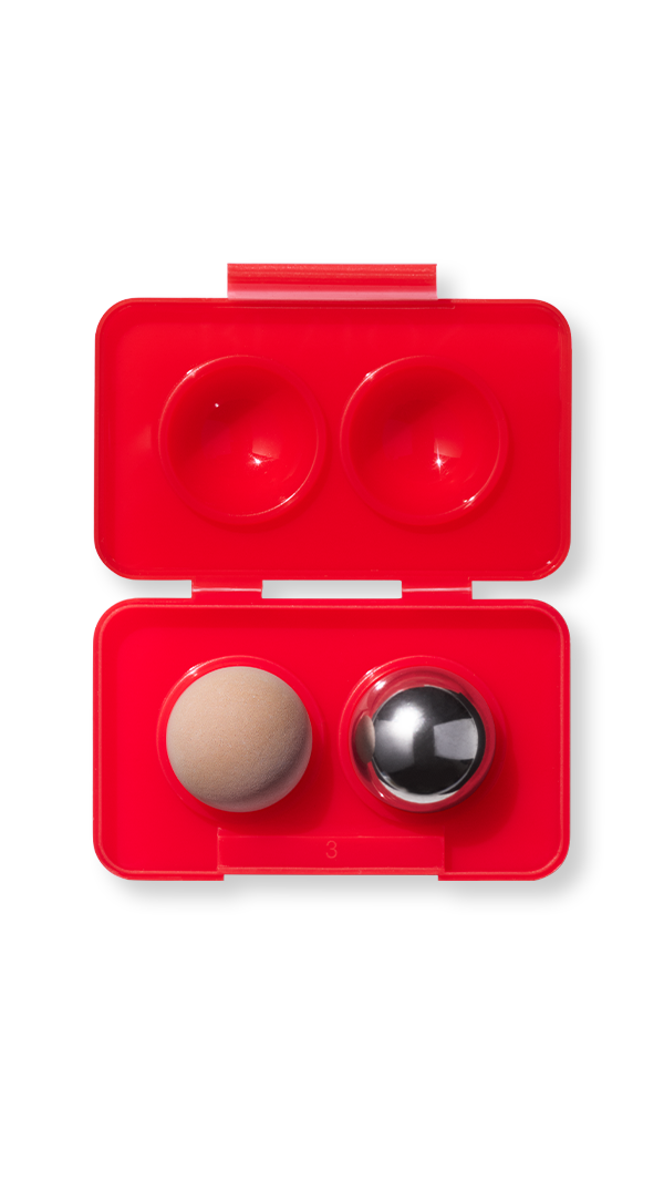 Facial Roller Refill Pack – dy rimbushje për roller fytyre Revlon, gur vullkanik për yndyrë të tepërt dhe top inox për ftohje / Revlon facial roller refill pack, volcanic stone for excess oil and stainless steel cooling ball