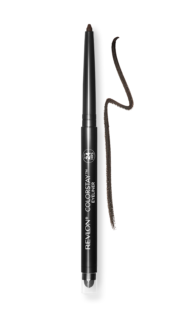 ColorStay™ Eyeliner – Eyeliner i qëndrueshëm 24 orë, rezistent ndaj ujit, për vijëzime të sakta dhe dramatike, me mprehëse të integruar, testuar nga oftalmologët / Long-lasting 24-hour eyeliner, waterproof, precise application, includes built-in sharpener, ophthalmologist-tested, available in Black 201 and Brown 203